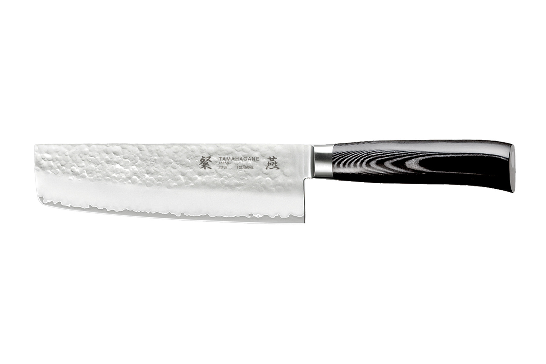 Couteau japonais Tamahagane Tsubame Hammered - Couteau nakiri 18 cm