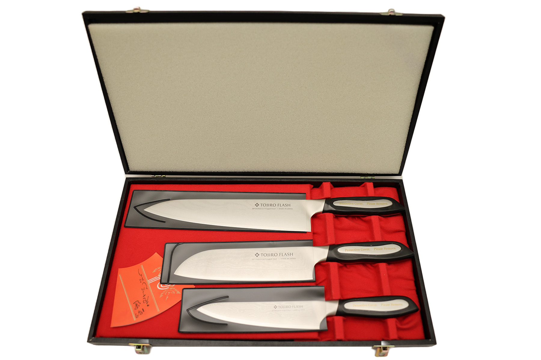 Coffret de 3 couteaux japonais Tojiro Flash