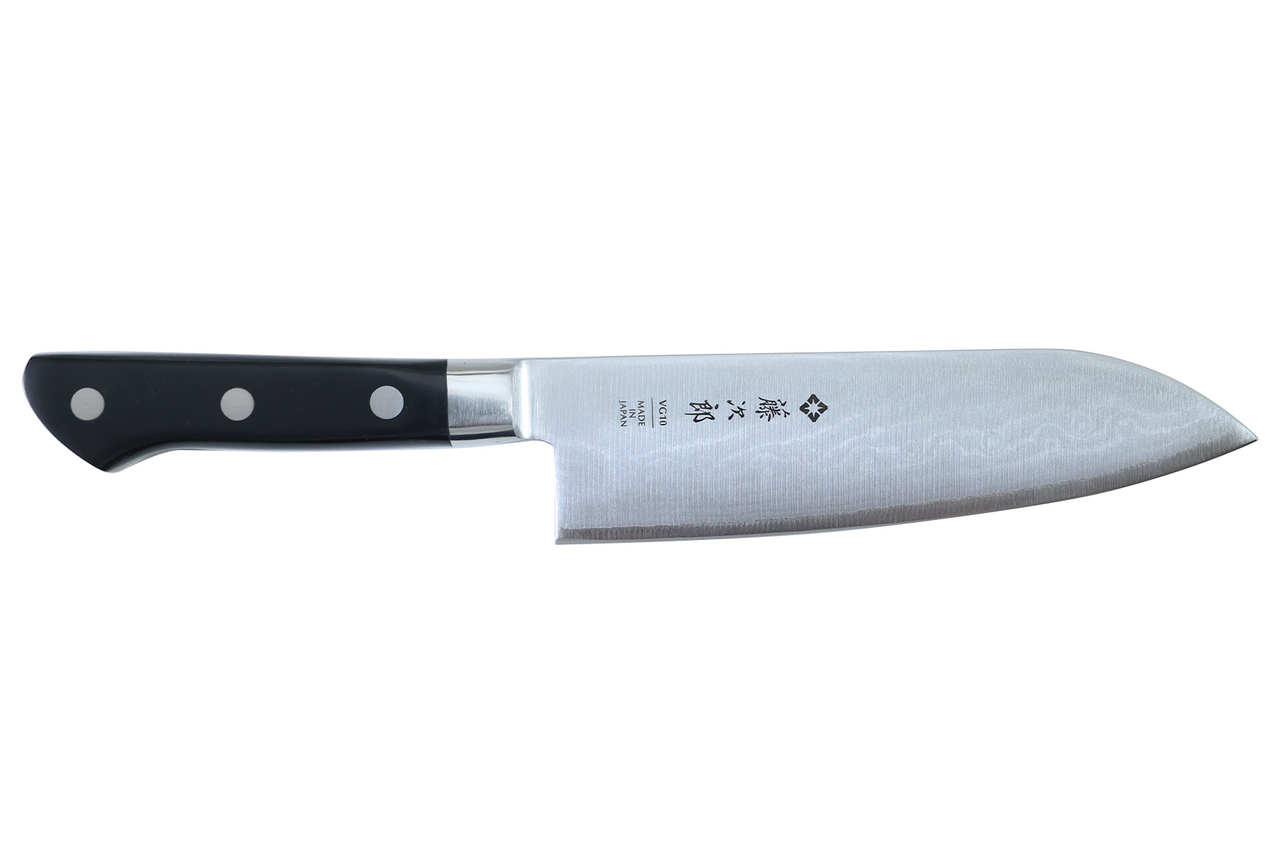 Couteau japonais Tojiro Classic Damascus - Couteau santoku 17 cm