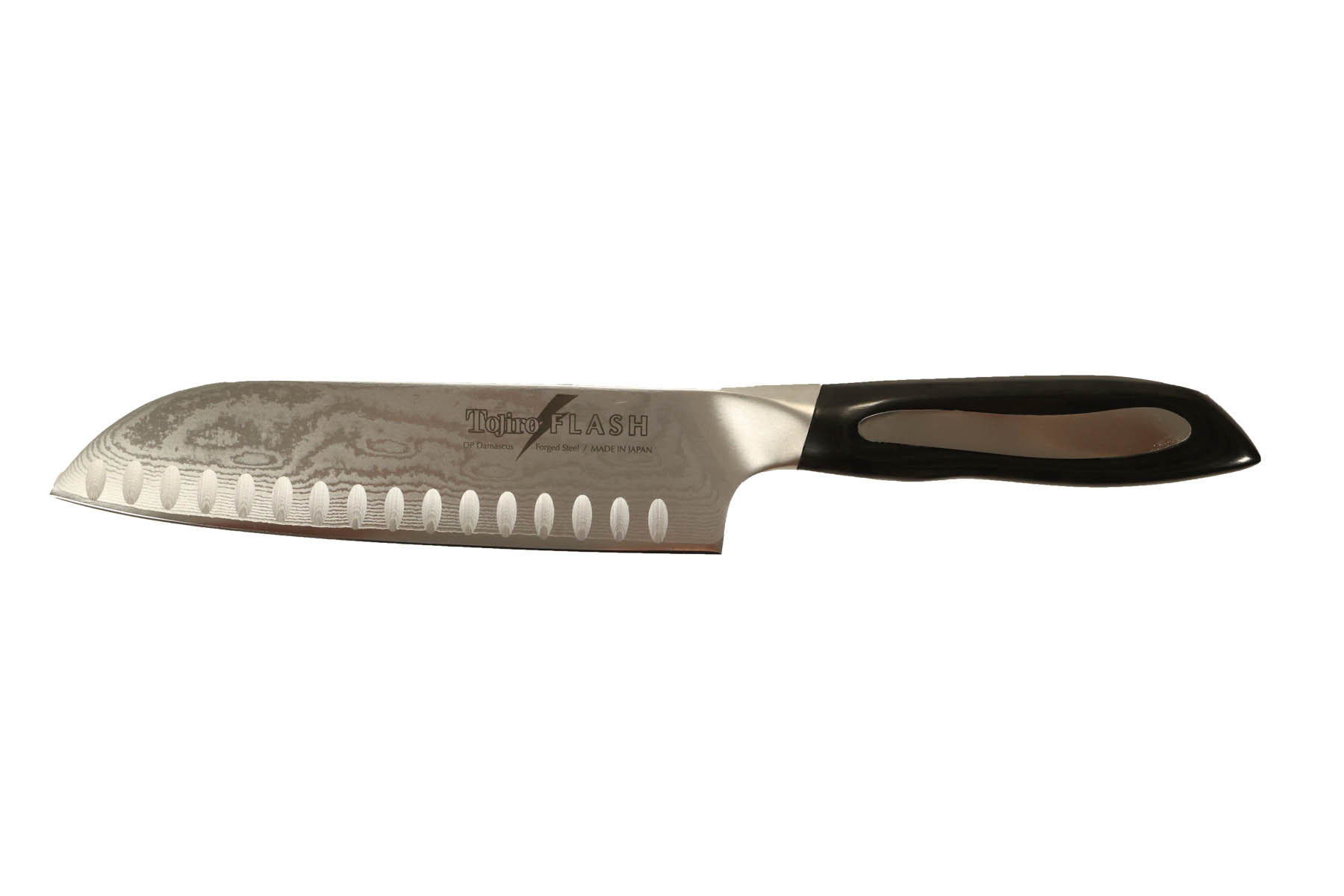Couteau Japonais Santoku alvéolée 17 cm - Ducatillon
